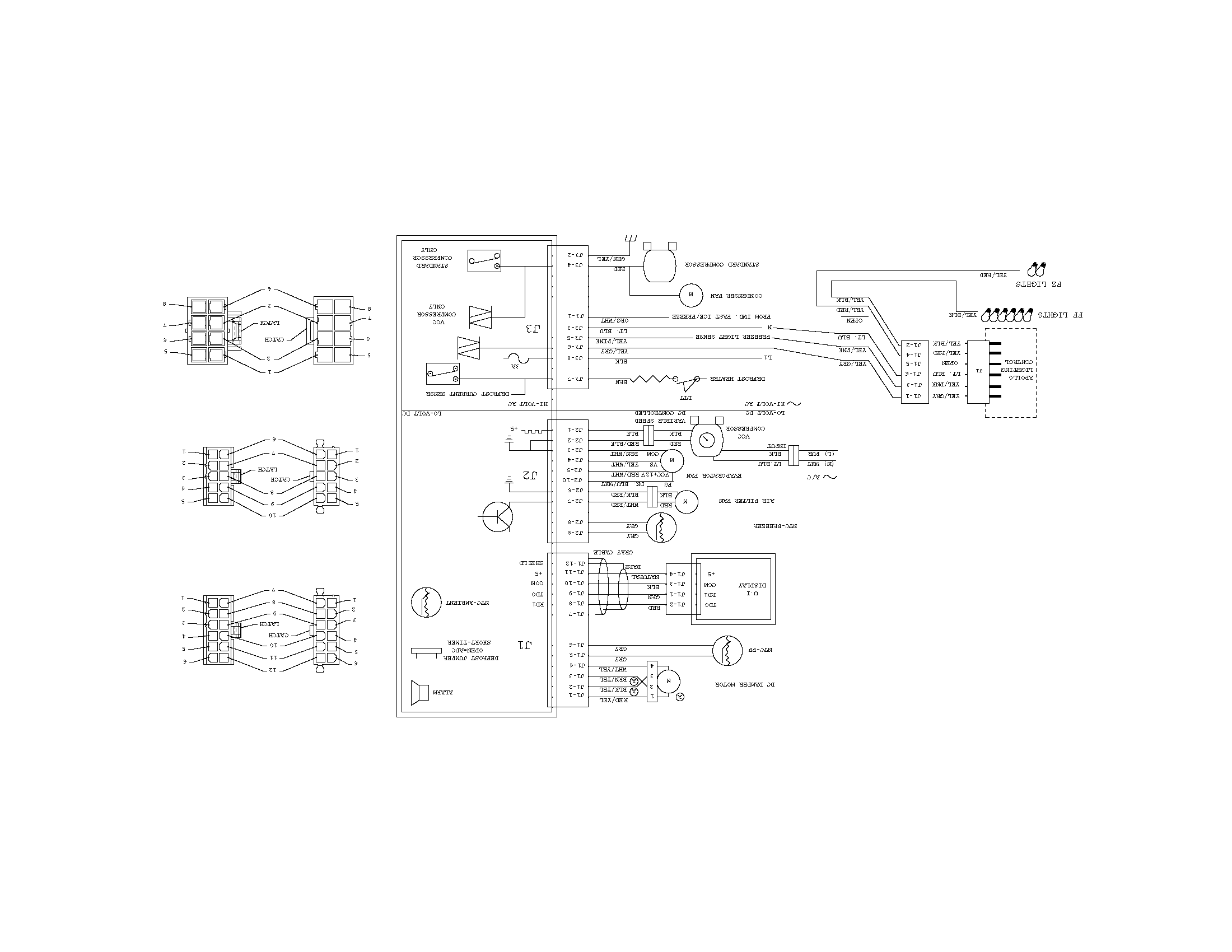 Kenmore Pro 25344333601 wiring schematic diagram