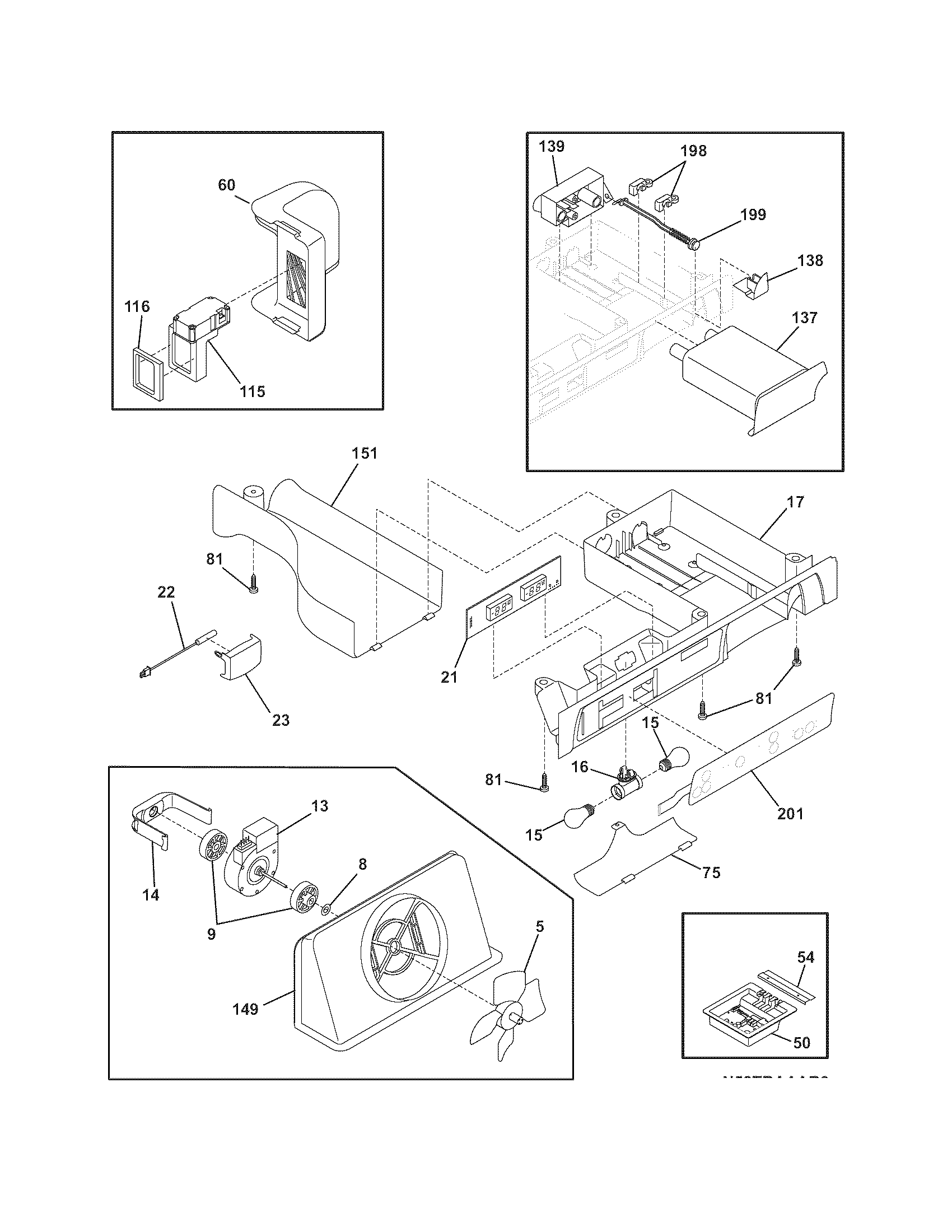 Electrolux E23CS78EPS2 controls diagram
