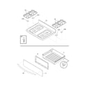 Frigidaire FGFB79GCA top/drawer diagram