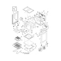 Frigidaire FEF354GBA body diagram