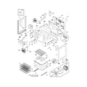 Frigidaire PLEFZ398ECF body diagram