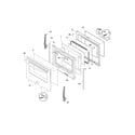 Frigidaire PLEFZ398ECF door diagram