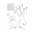 Frigidaire FGS365ECE burner diagram