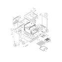 Frigidaire FEF402BWF body diagram