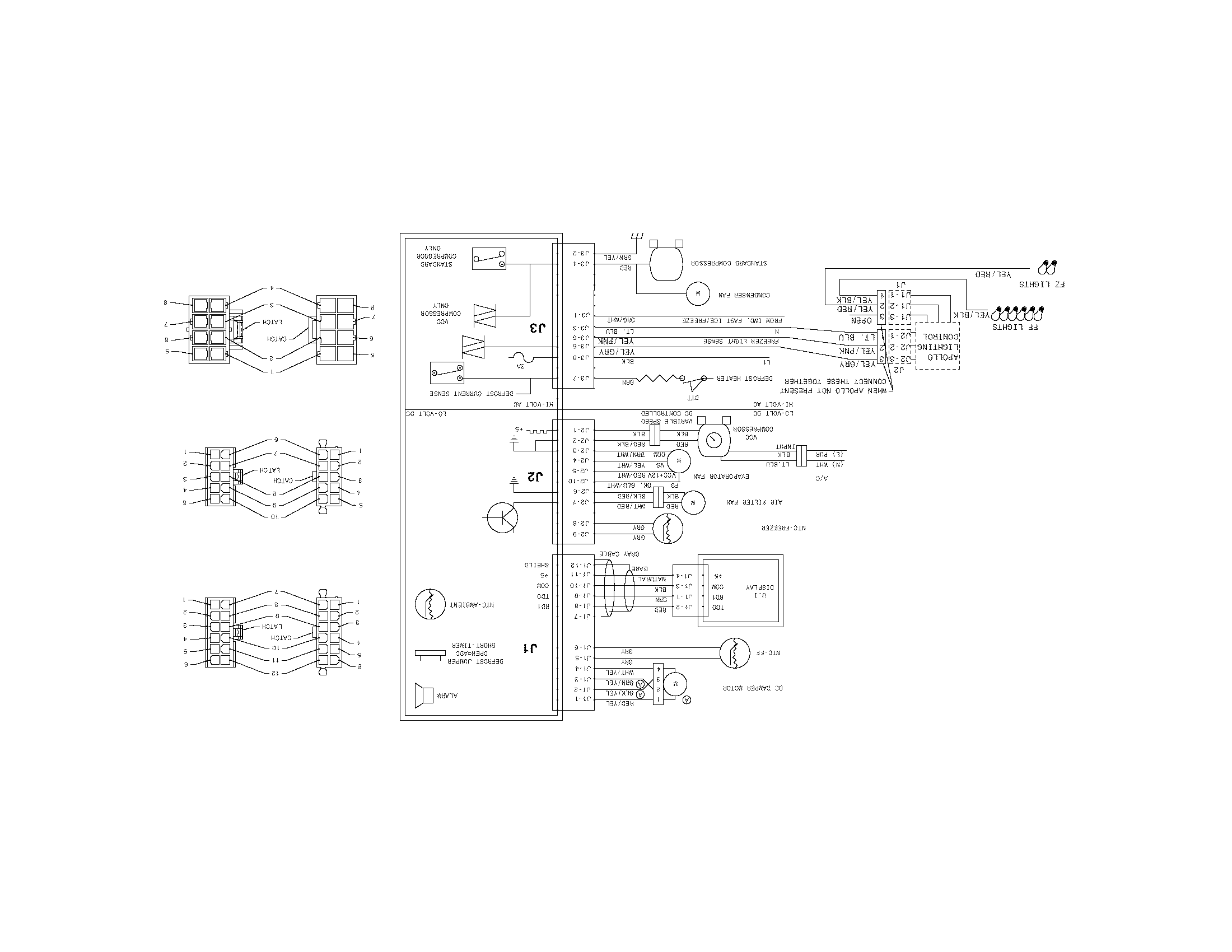 Frigidaire GHSC39EHPW0 wiring schematic diagram