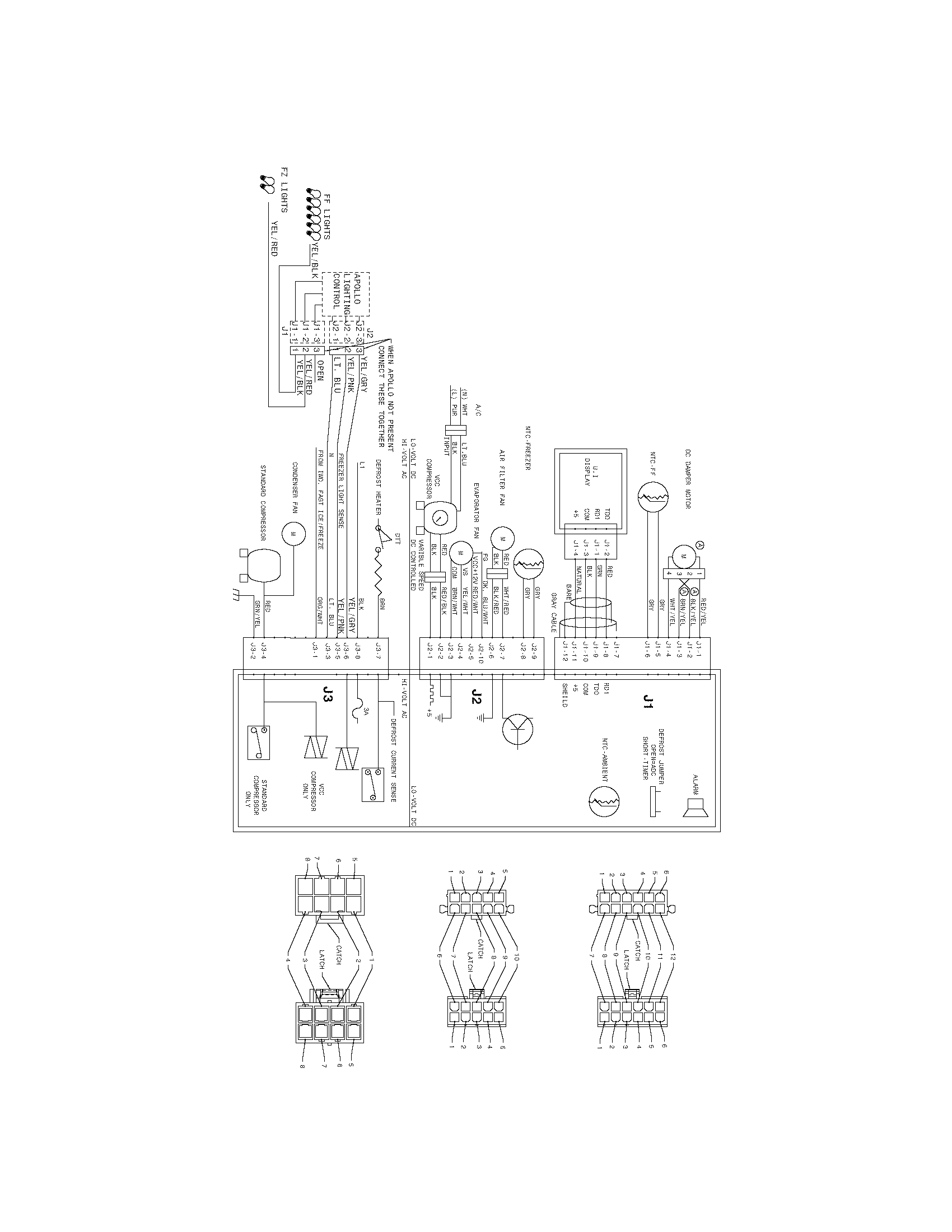 Frigidaire GHSC39ETHW0 wiring schematic diagram
