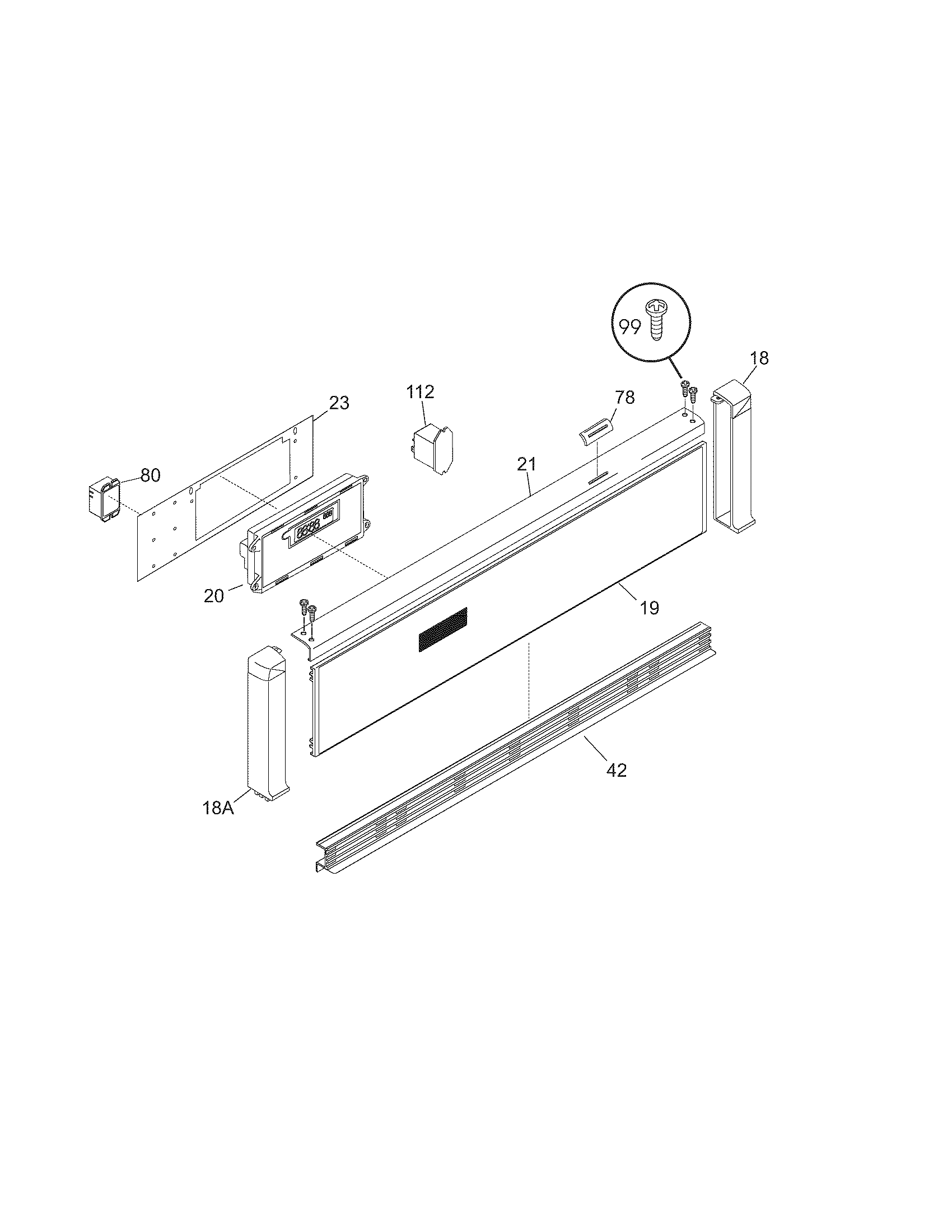 Frigidaire CGEB27S7CB2 control panel diagram