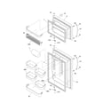 Frigidaire PHT189HSM3 doors diagram
