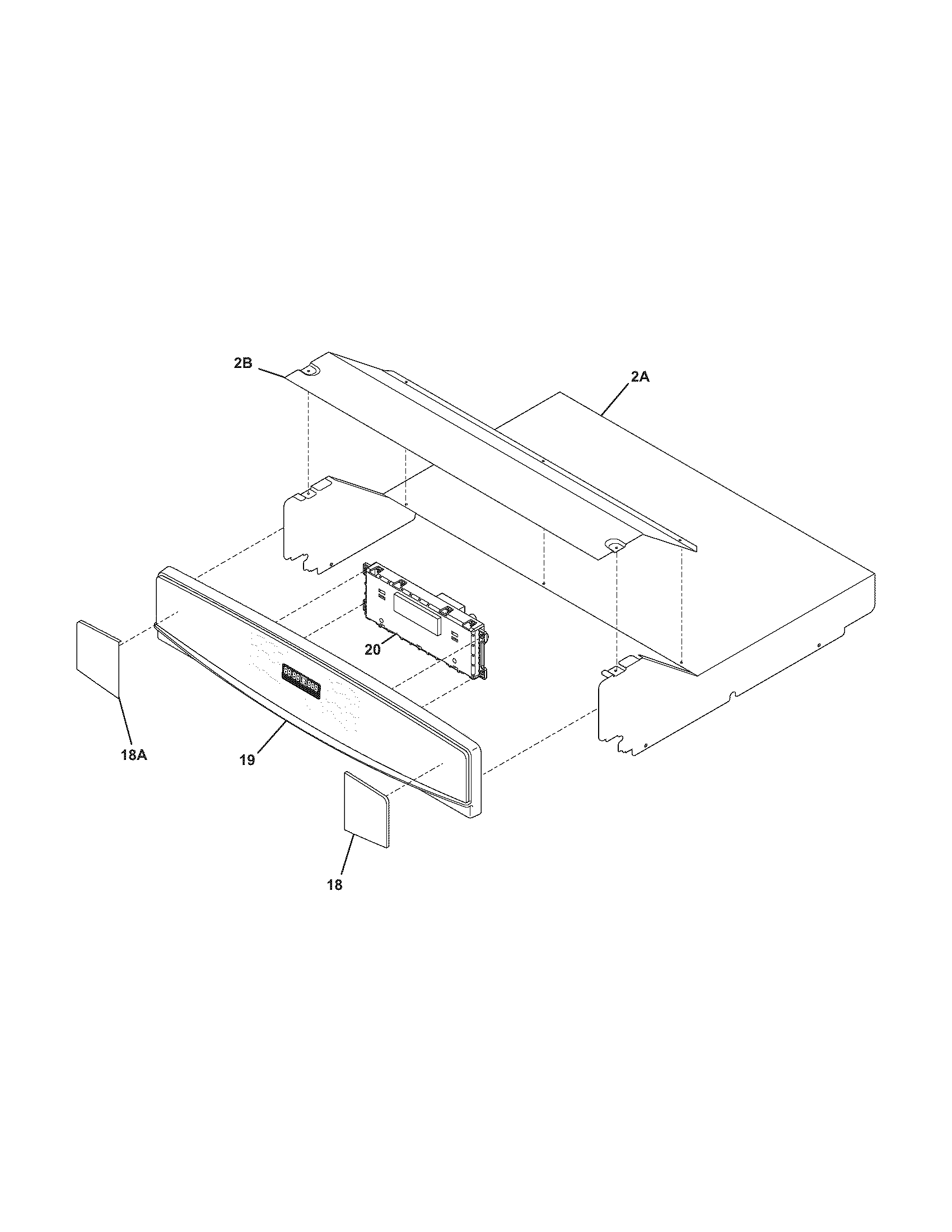 Kenmore Elite 79047893604 control panel diagram