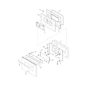 Frigidaire PLGF659ECB door diagram