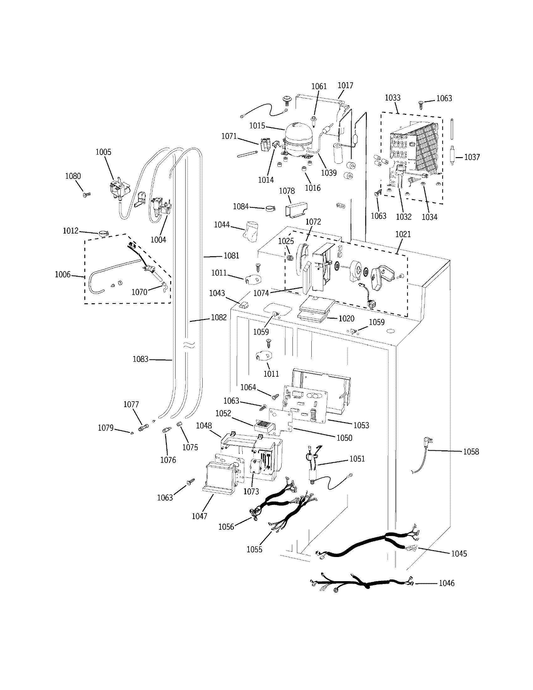 Electrolux E42BS75EPS unit/system diagram