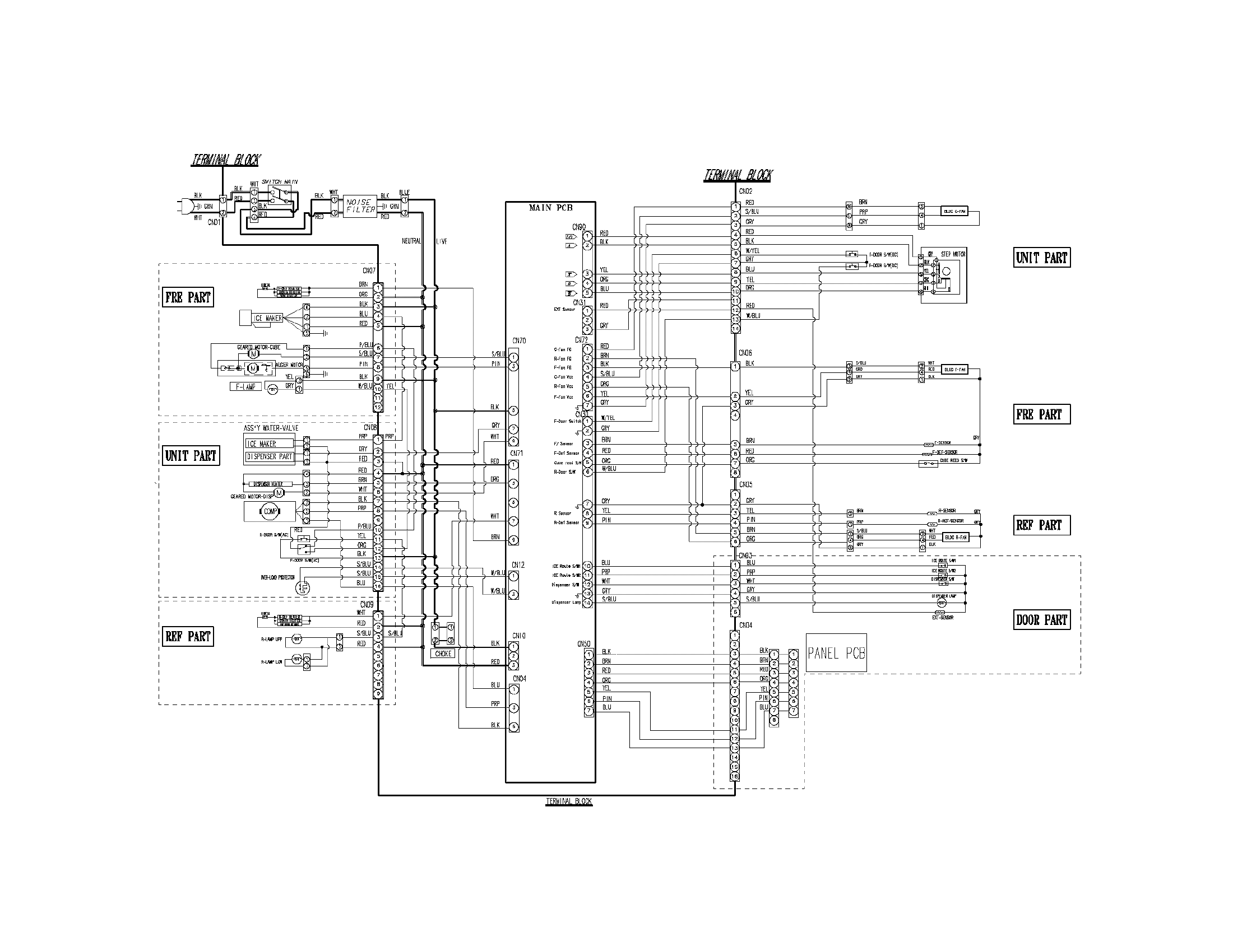 Electrolux E42BS75EPS wiring diagram diagram
