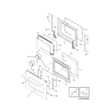 Kenmore Elite 79036603603 door diagram