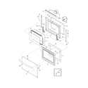 Frigidaire GLGS389FSB door diagram