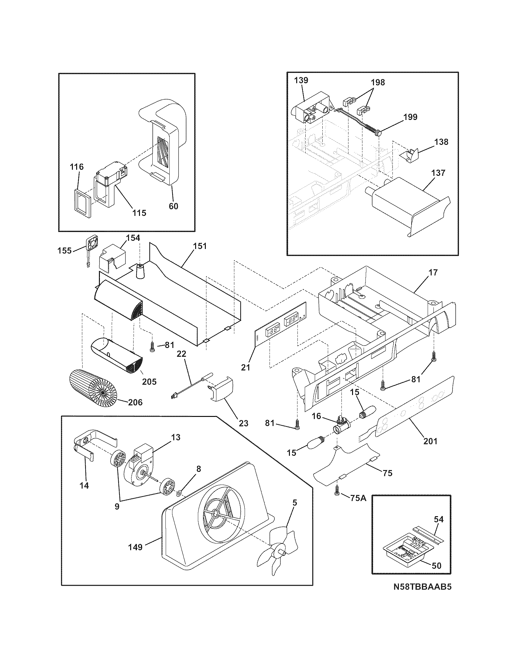 Electrolux E23CS78GSS2 controls diagram