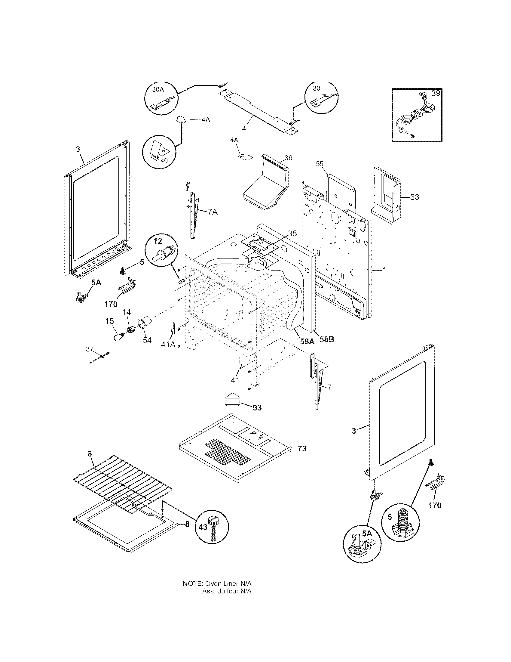 Kenmore 79071201700 body diagram