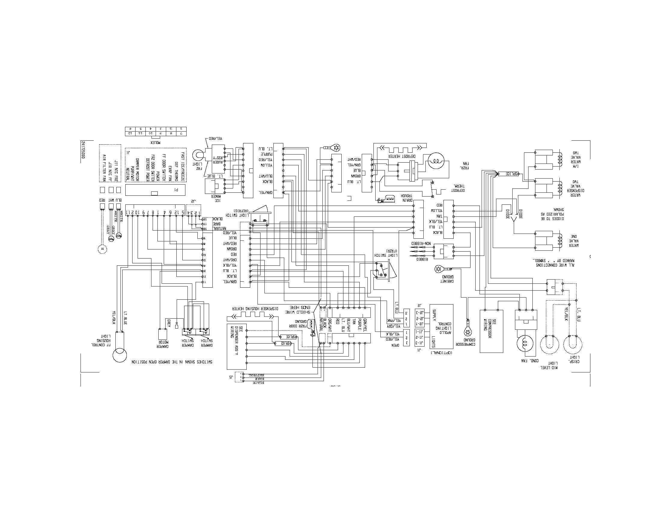 Frigidaire PLHS69EGSS6 wiring diagram diagram