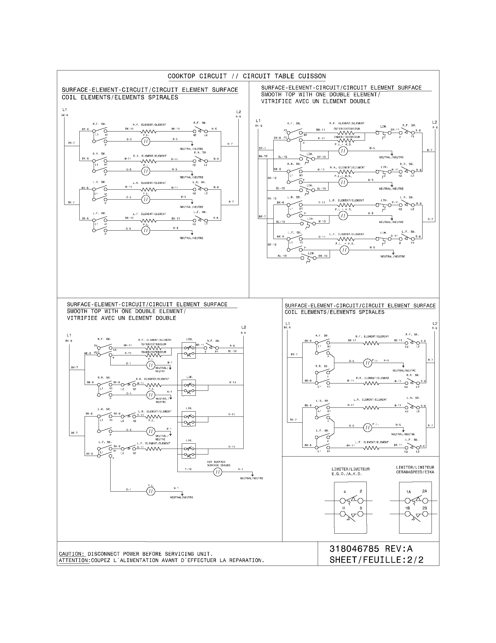 Frigidaire CFEF372EC5 wiring diagram diagram
