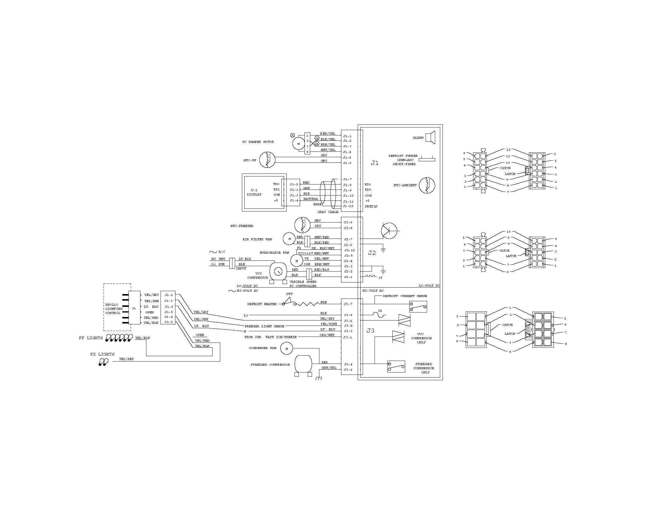 Kenmore Pro 25344333603 wiring schematic diagram