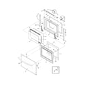Frigidaire GLEB27S9FSB door diagram