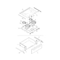 Kenmore 79046592503 top/drawer diagram