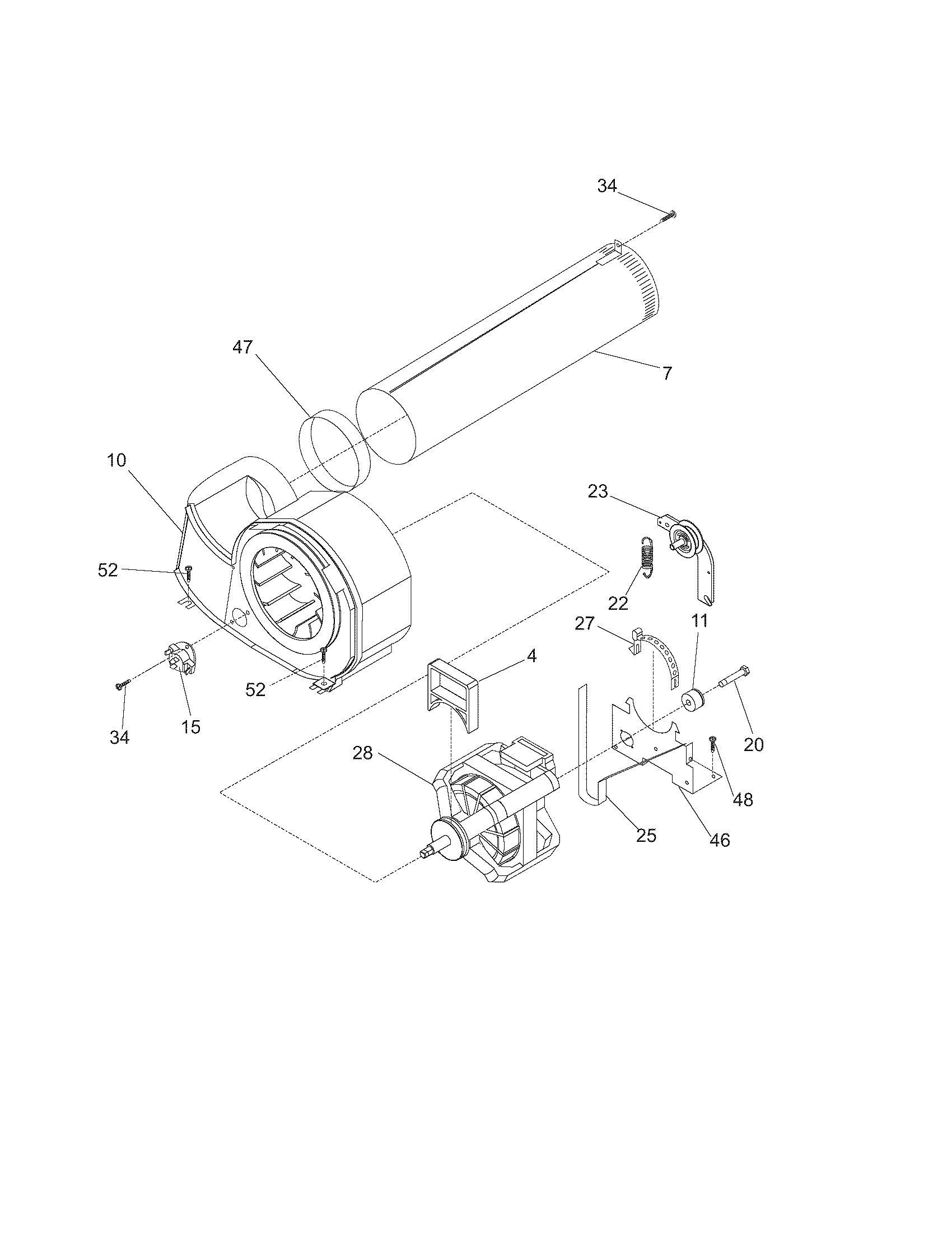 Crosley CDEC100FW0 motor diagram