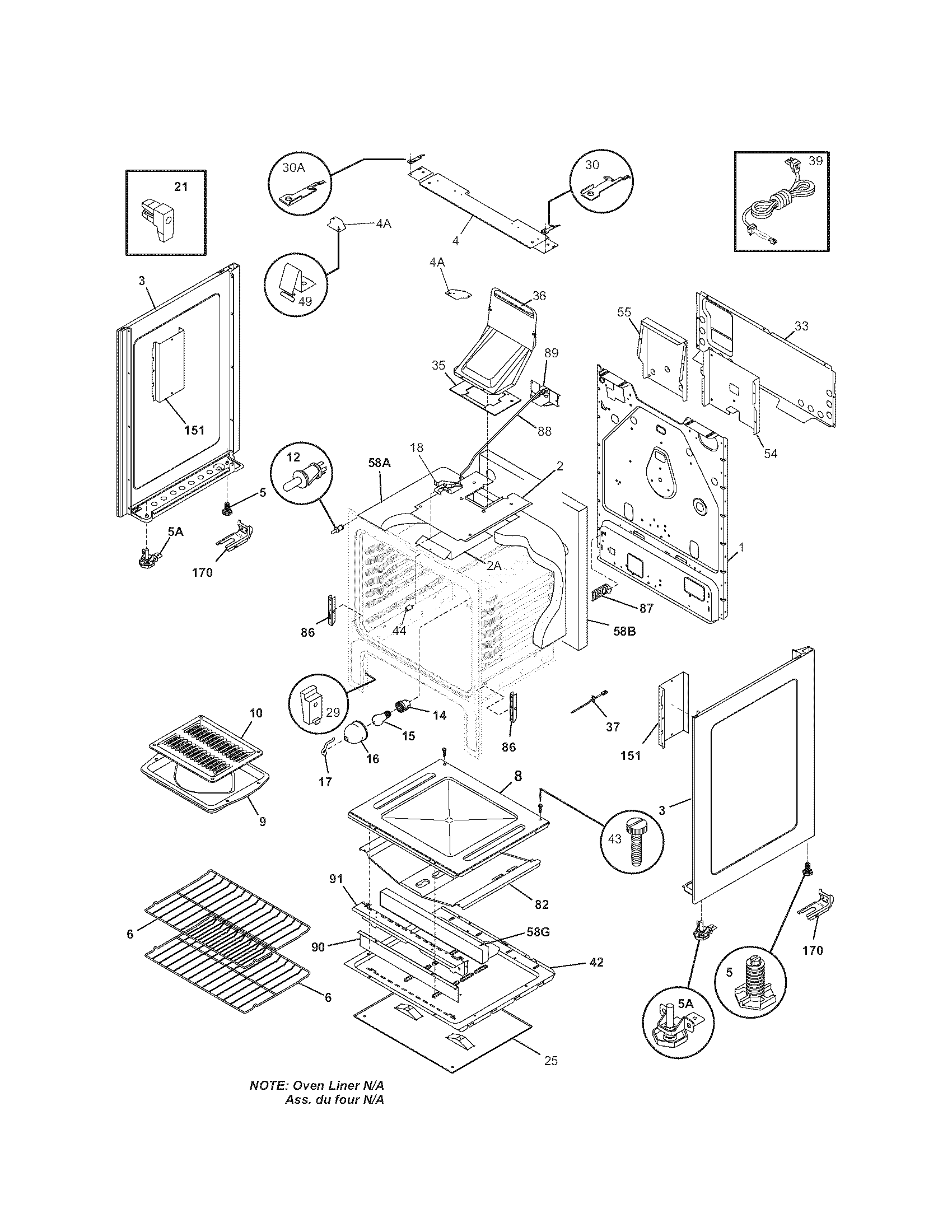 Kenmore 79071344700 body diagram
