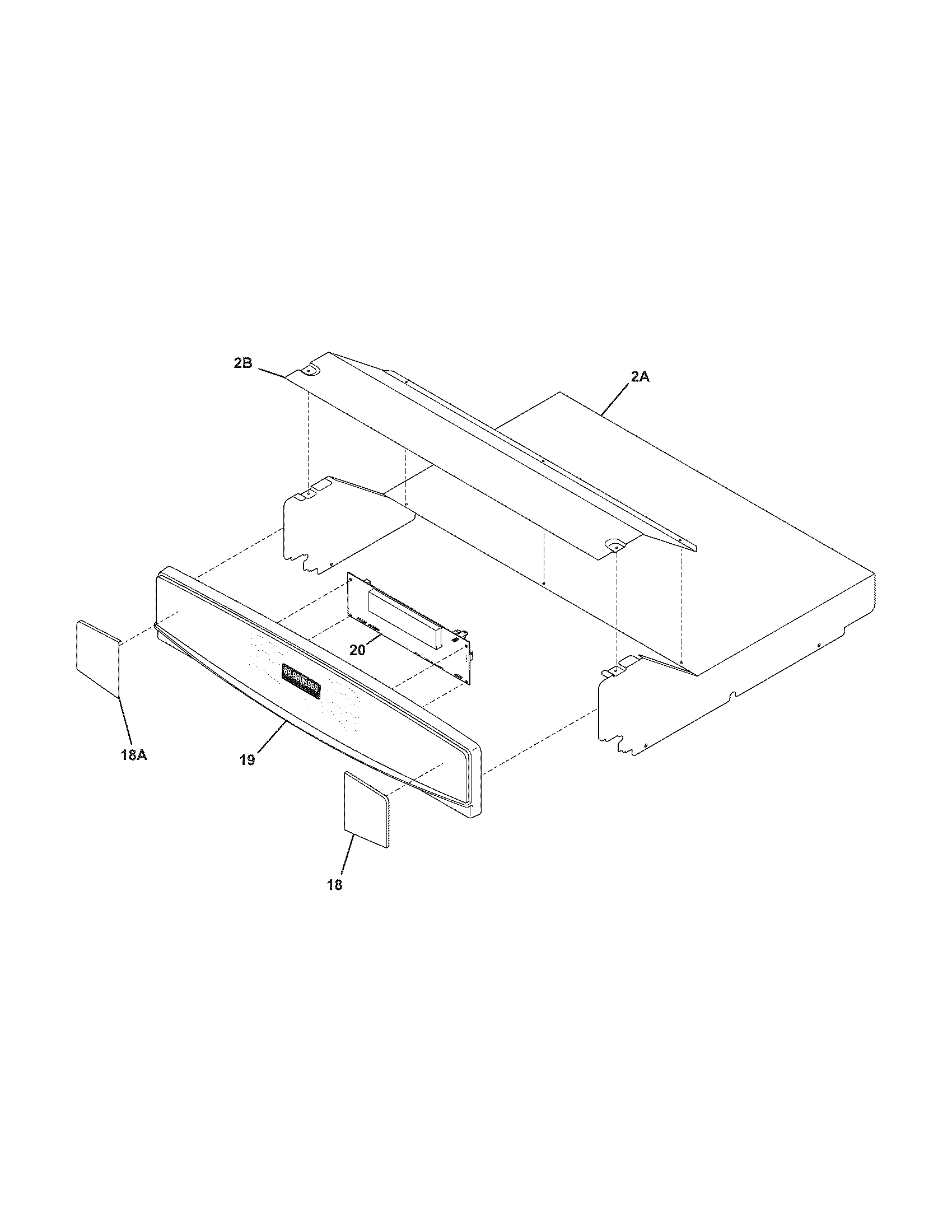 Kenmore Elite 79047903604 control panel diagram