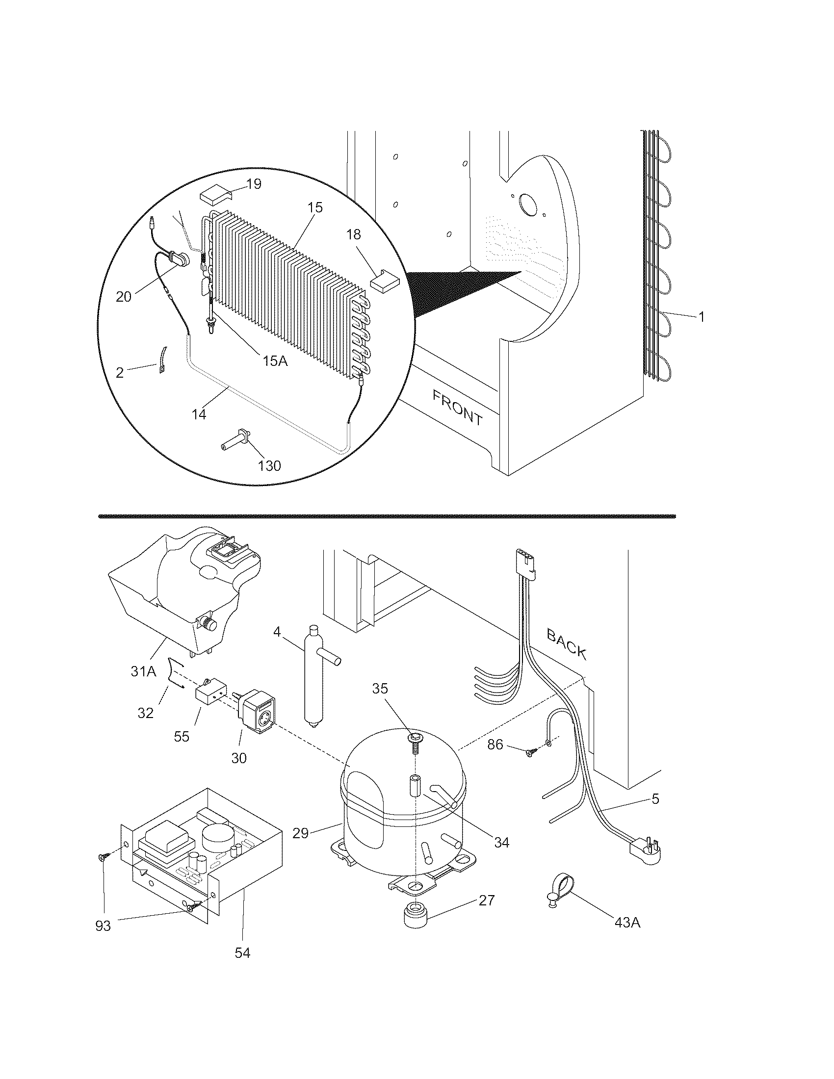 Kenmore Elite 25326082101 system diagram