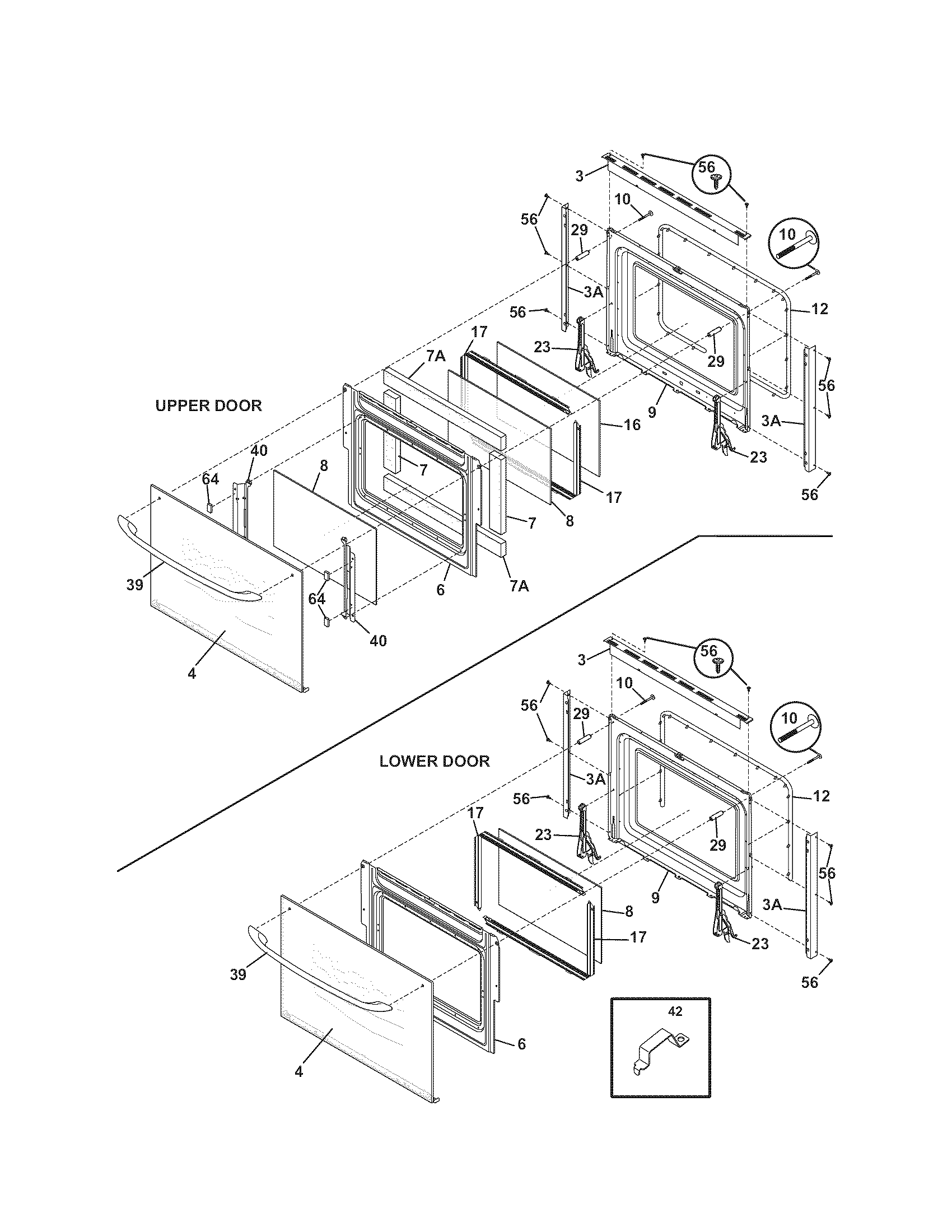 Kenmore 79047872405 doors diagram