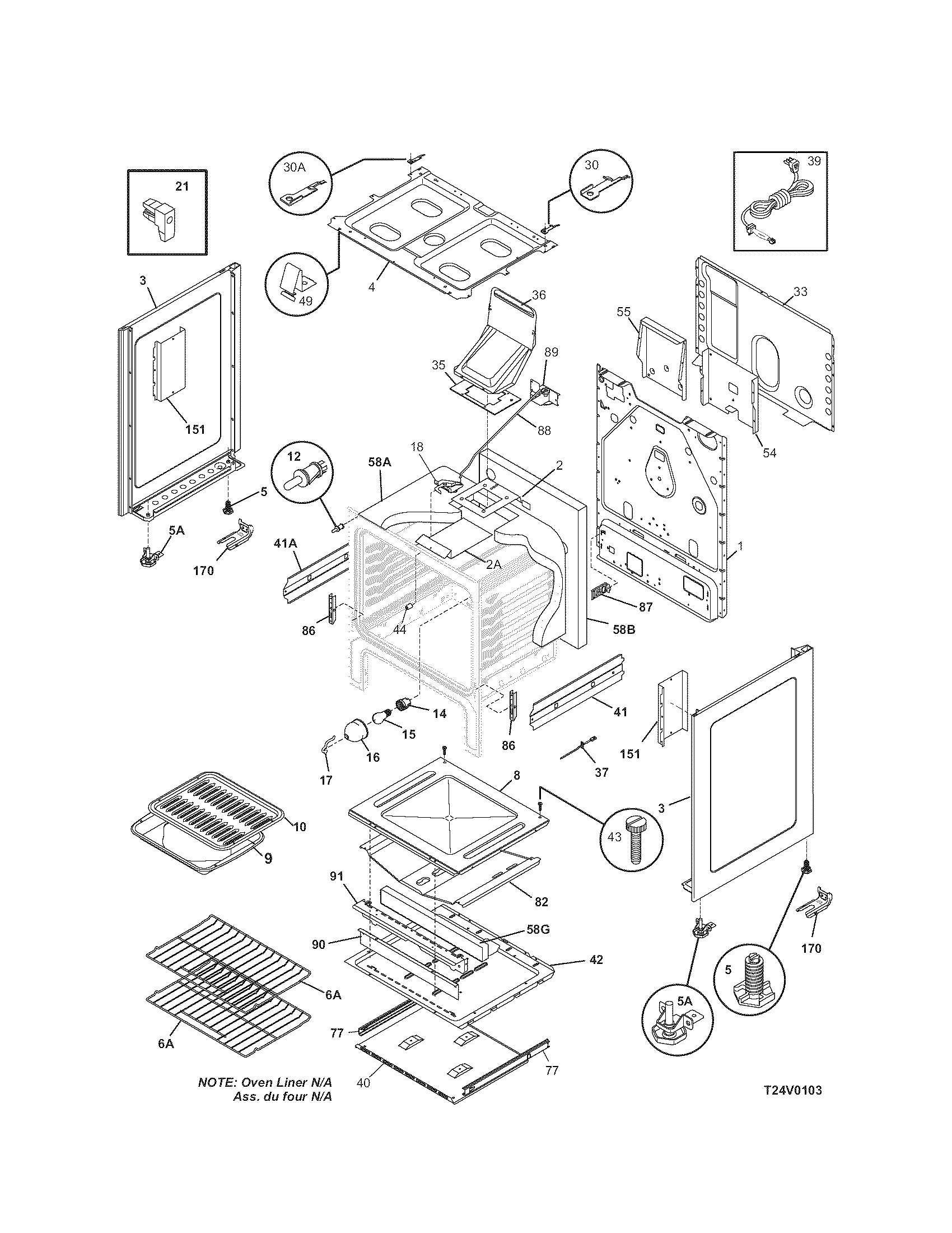 Kenmore 79071402700 body diagram