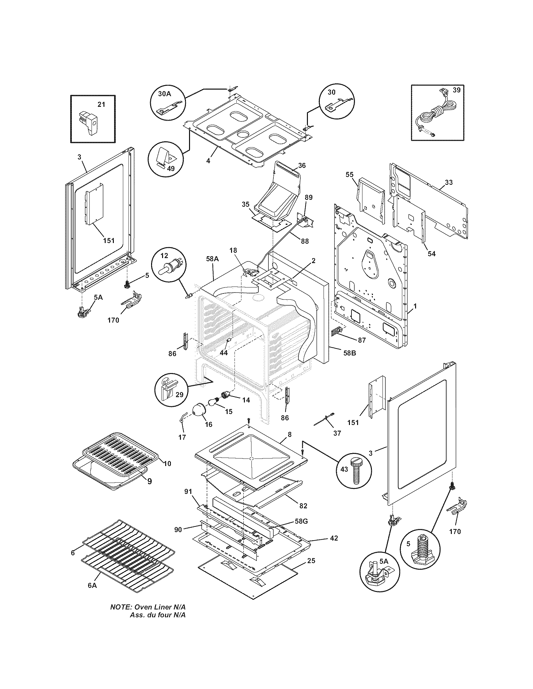 Kenmore 79071392700 body diagram