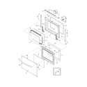 Frigidaire FEB30T5DSF doors diagram