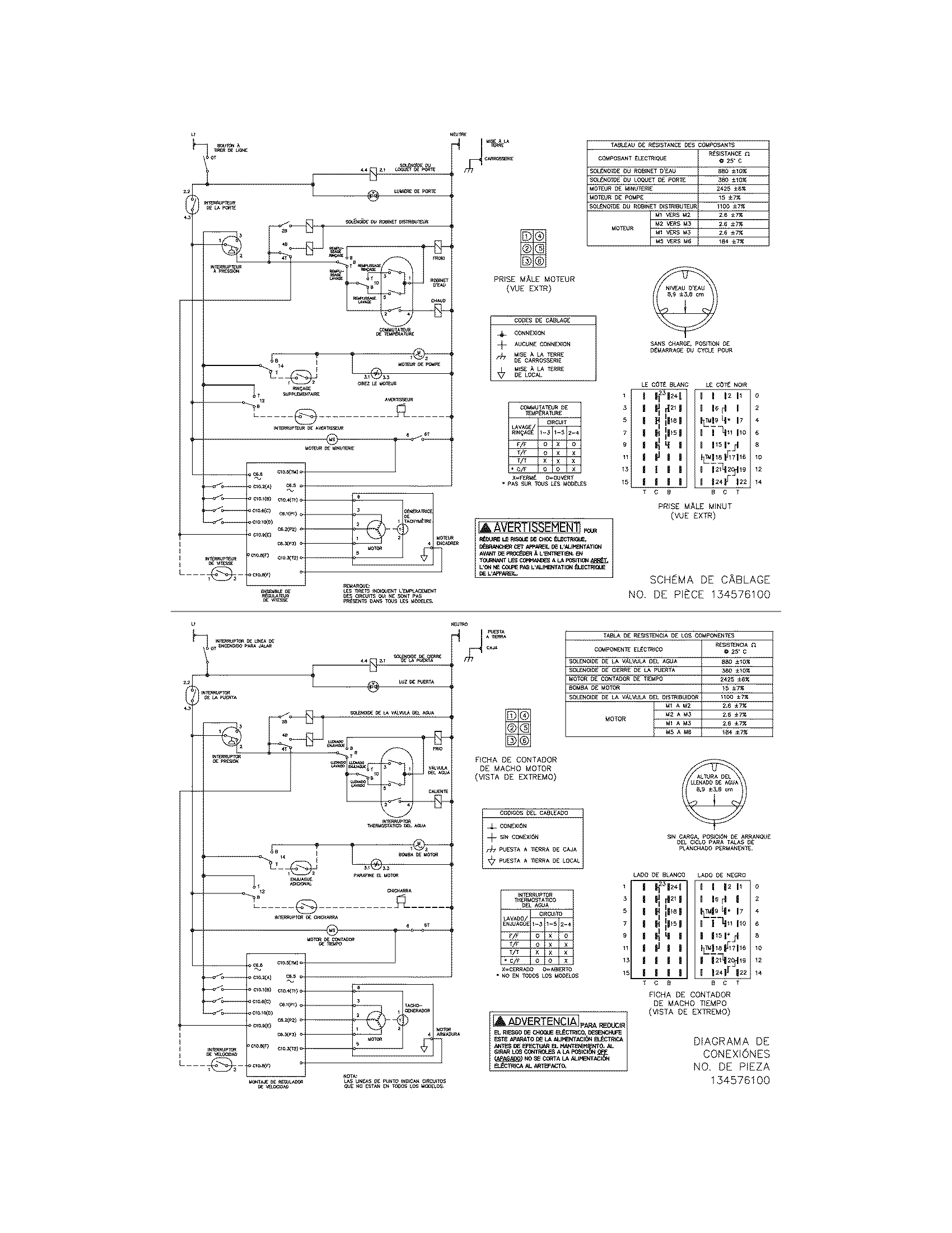Frigidaire FTF530FS1 wiring diagram diagram