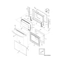 Frigidaire PGLEF365ES4 door diagram