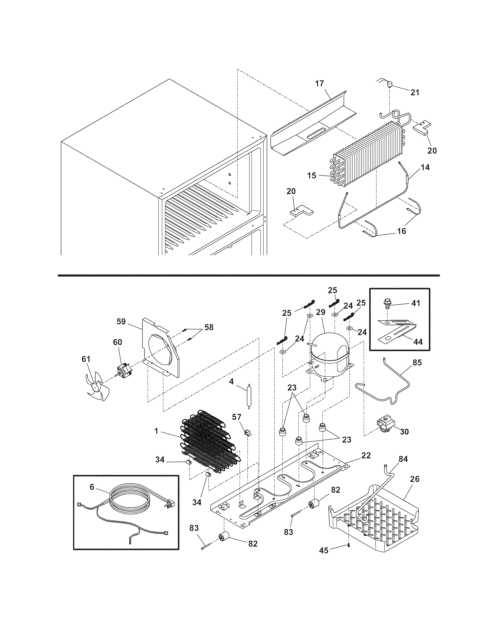 Frigidaire FRT18IS6CBR system diagram