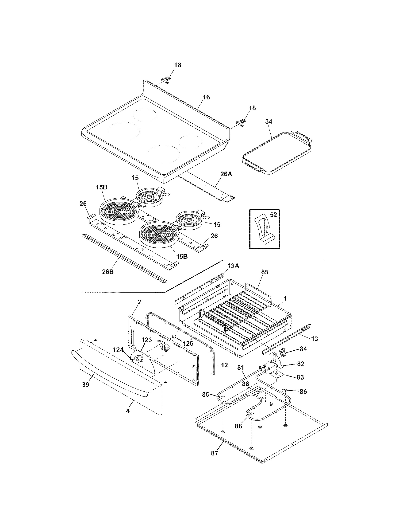 Kenmore Elite 79096623700 top/drawer diagram
