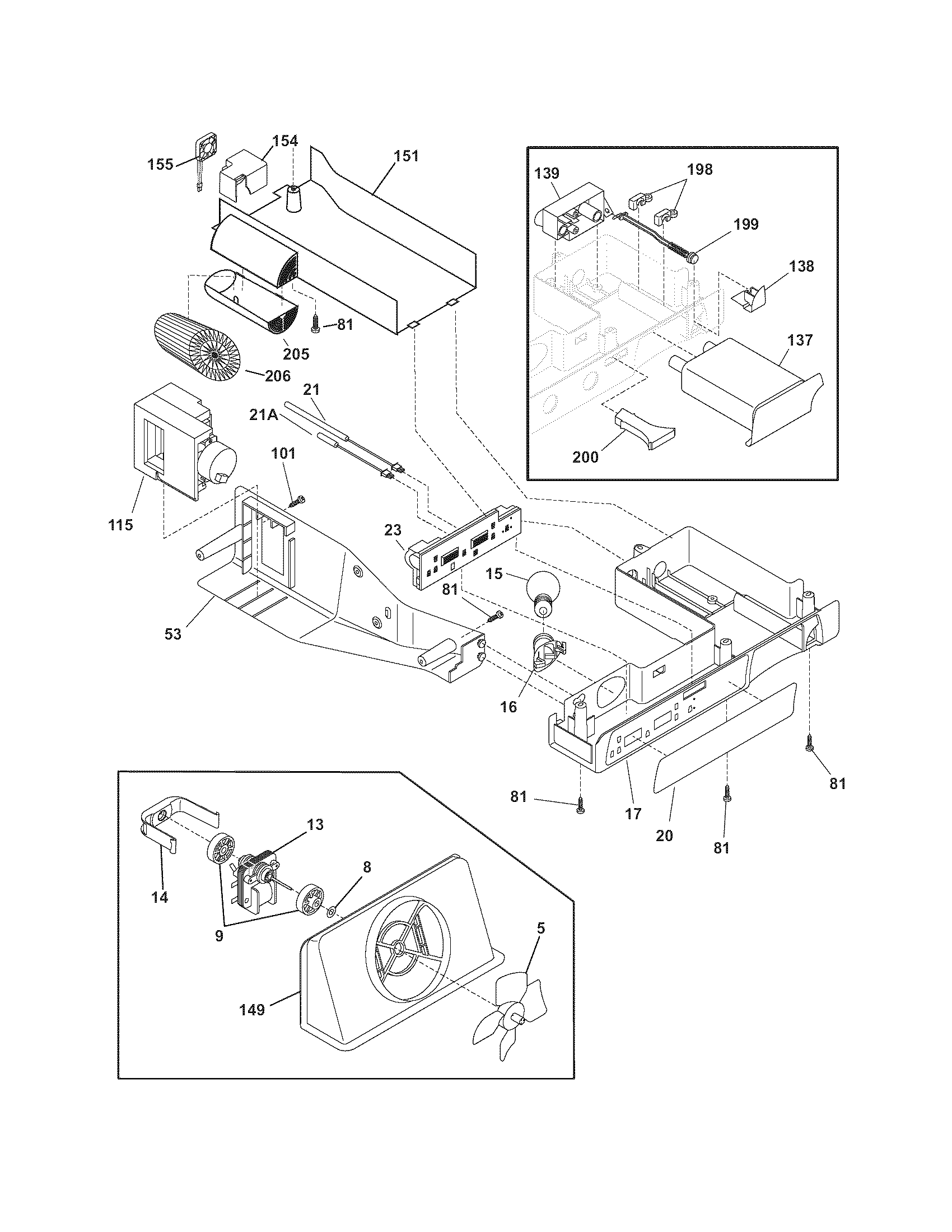 Frigidaire GLHS39EHSB4 controls diagram
