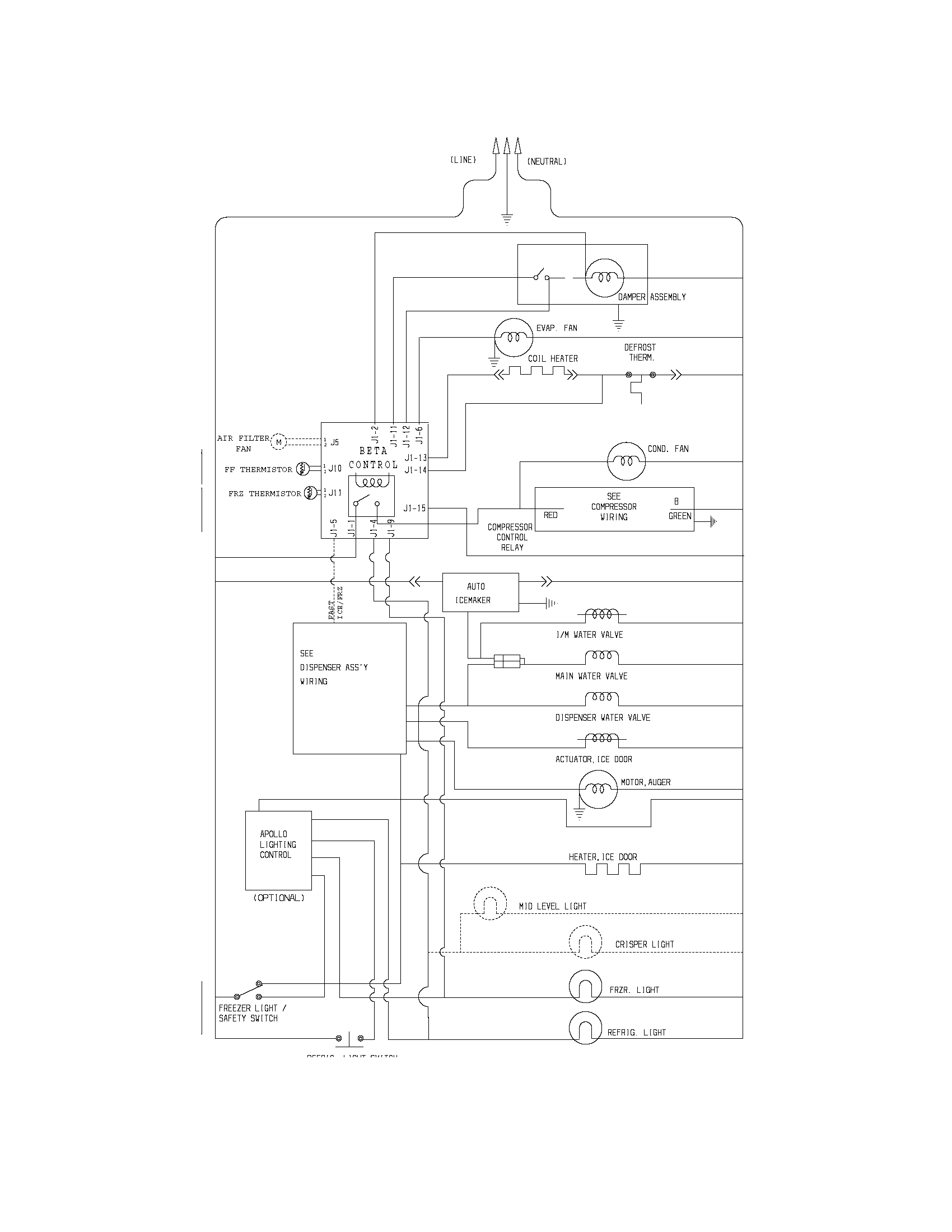 Crosley CRSE264FB3 wiring schematic diagram