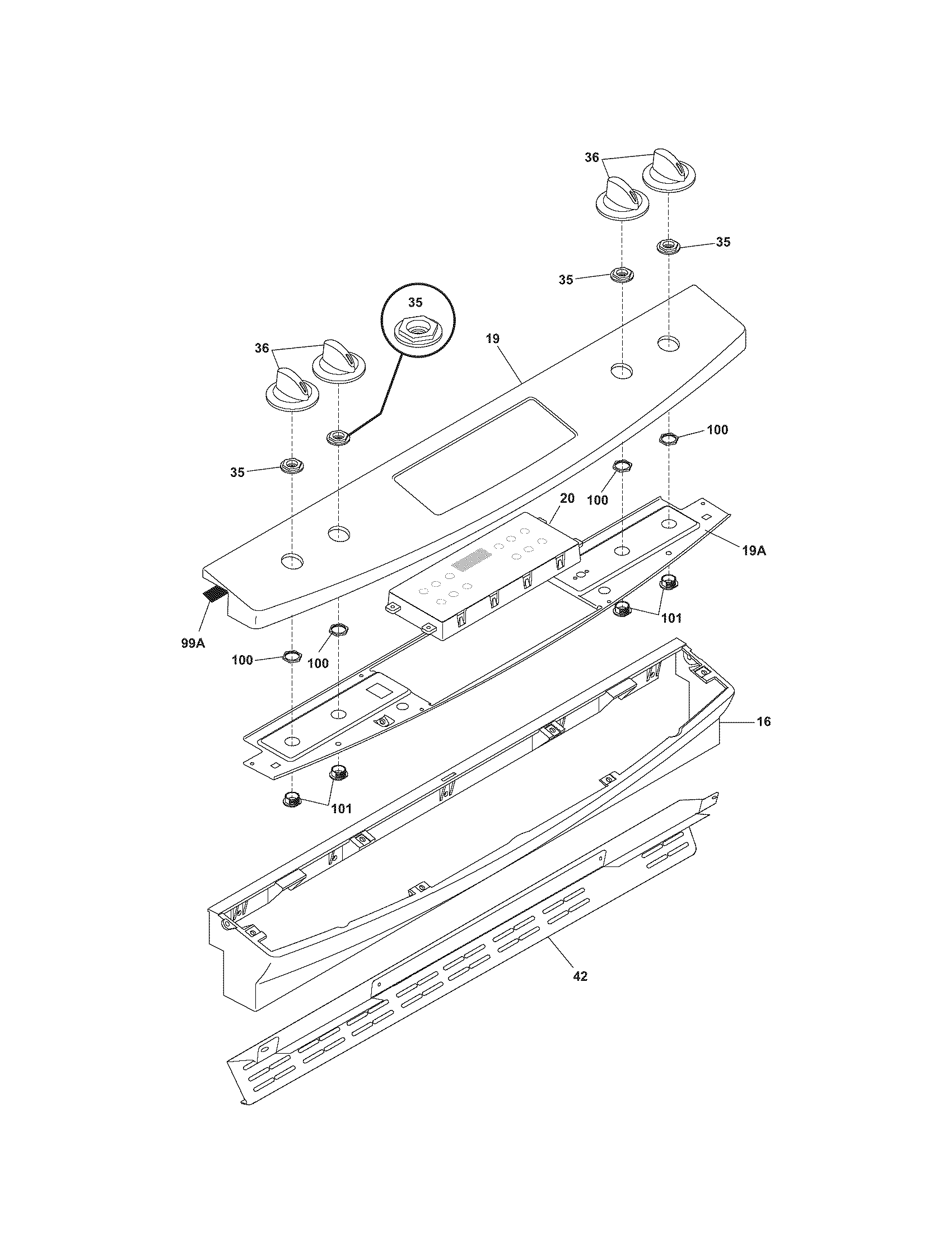 Kenmore 79036732700 backguard diagram