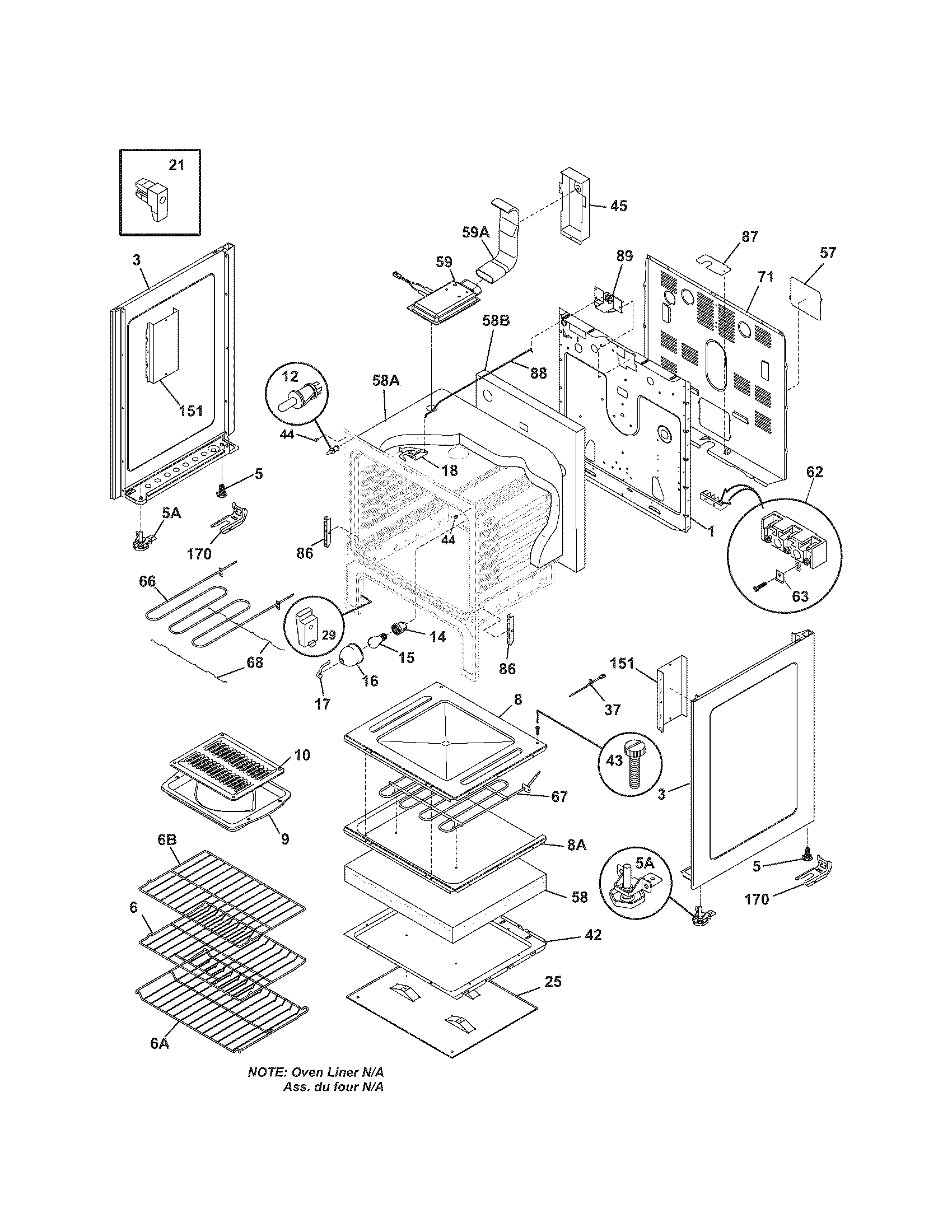 Kenmore 79094382700 body diagram