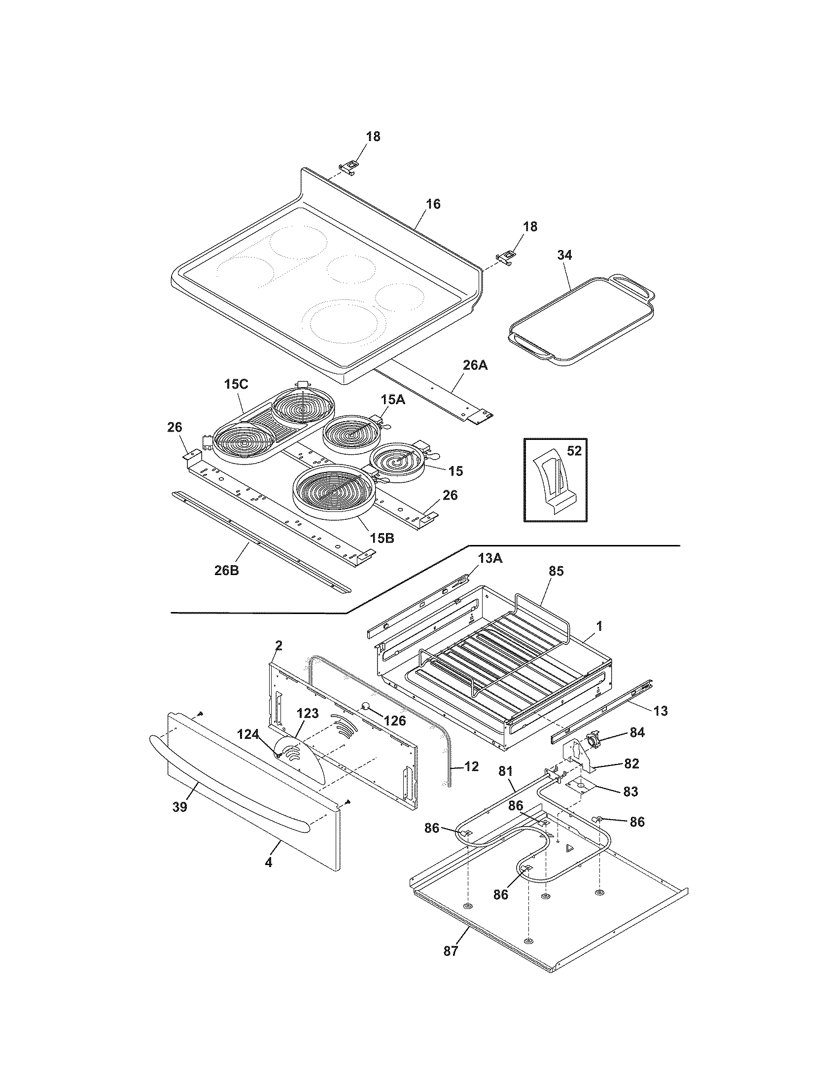 Kenmore Elite 79096649700 top/drawer diagram