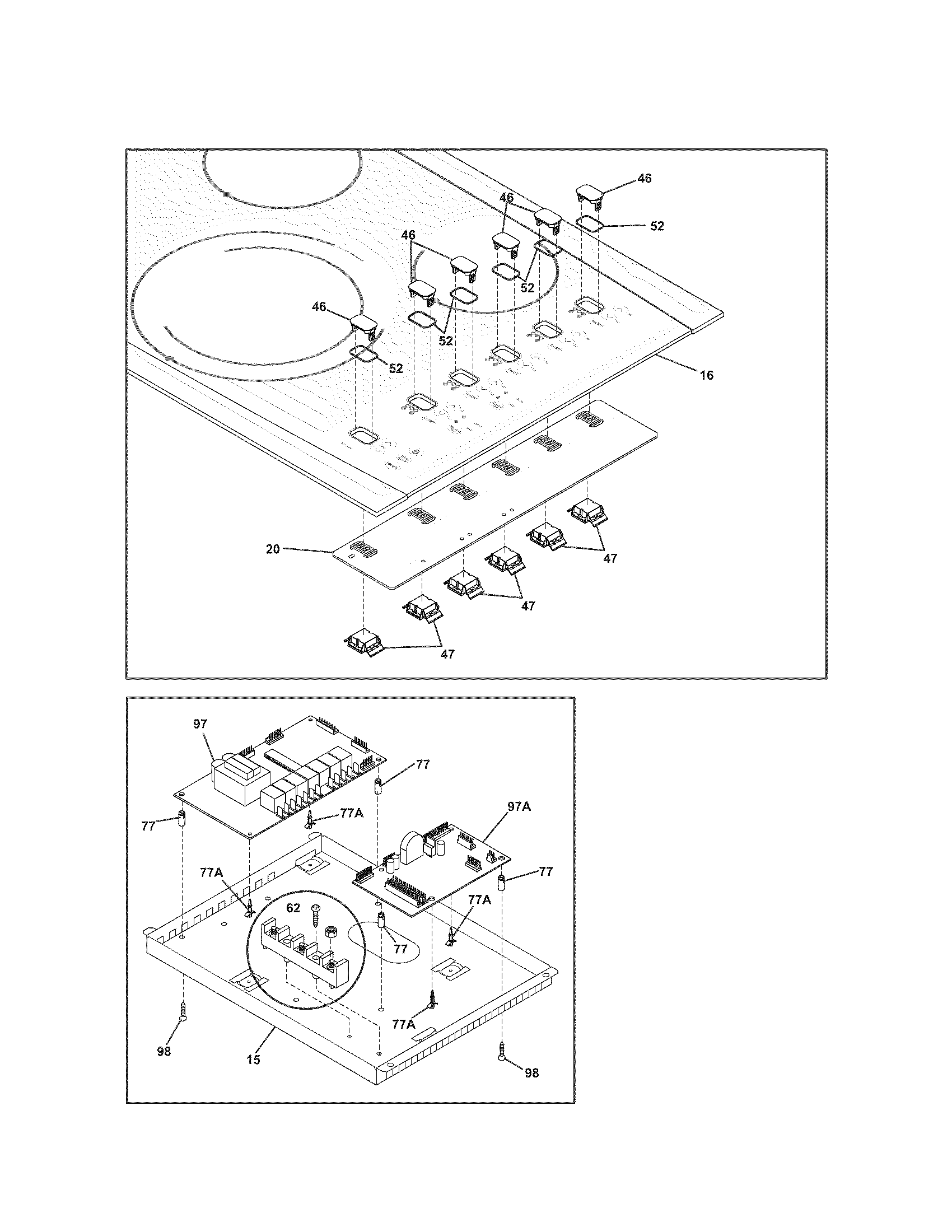 Kenmore Elite 79044389700 controls diagram