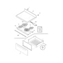 Frigidaire FEF336ESD top/drawer diagram