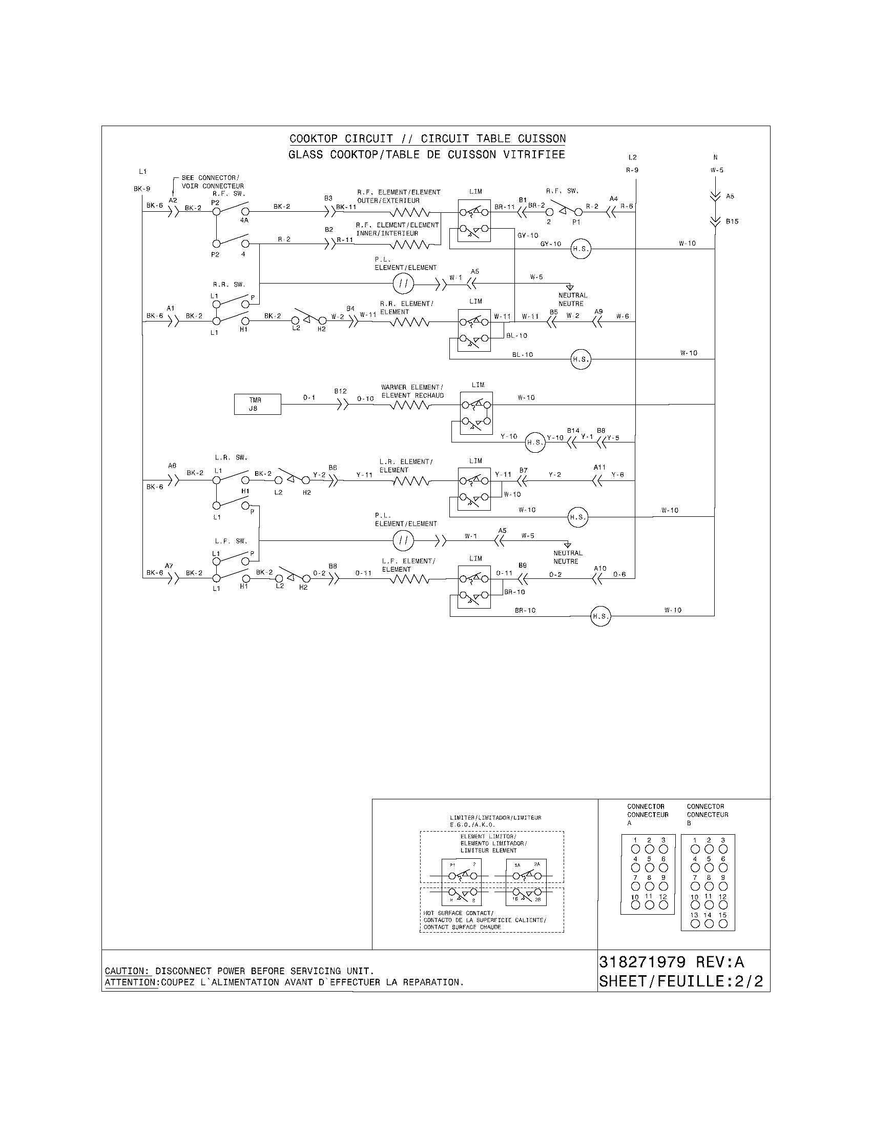 Frigidaire CGLES385FS4 wiring diagram diagram