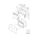 Frigidaire CGEB30S9FS3 door diagram