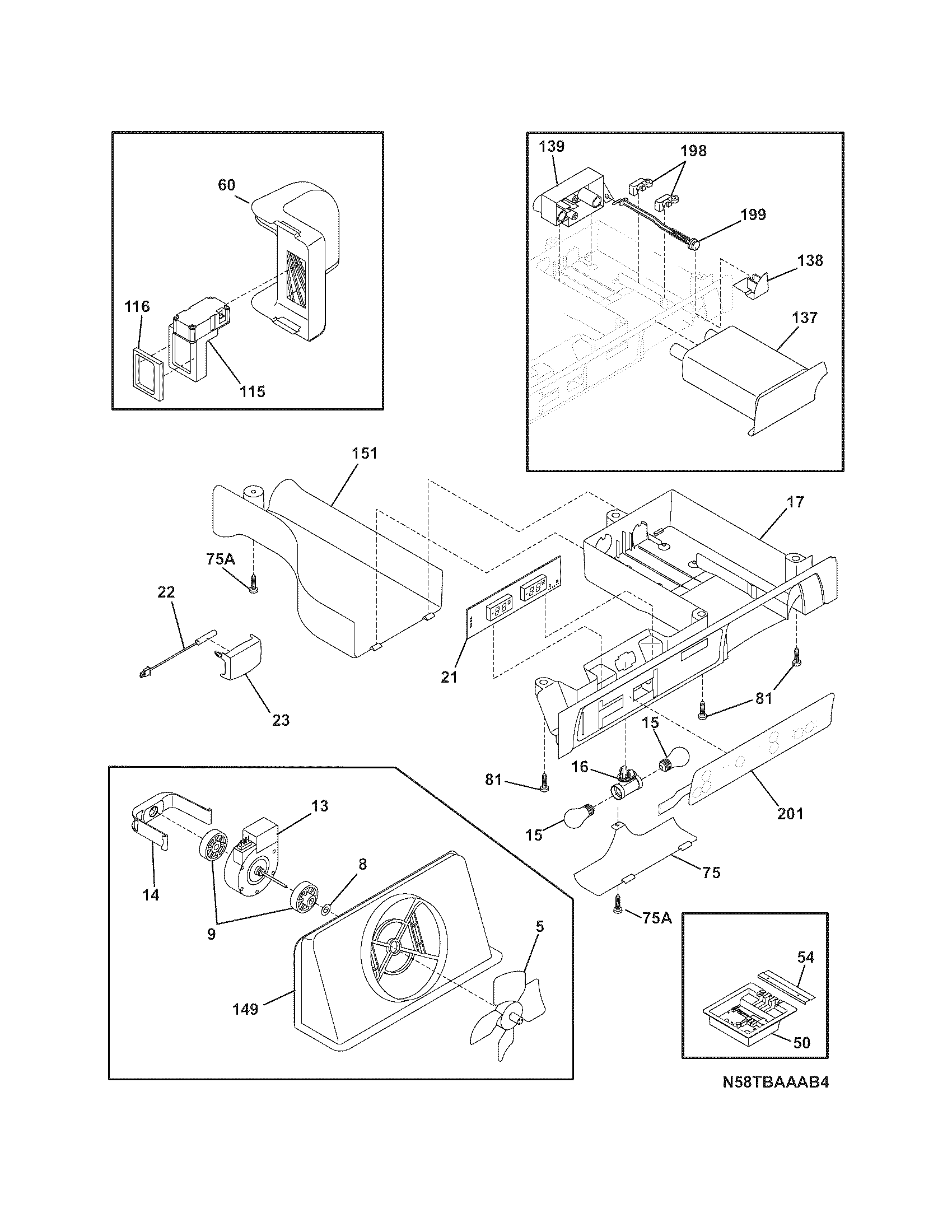 Frigidaire GHSC39EGPW1 controls diagram