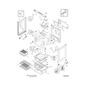 Frigidaire FGF368GSC body diagram
