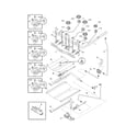 Frigidaire FGF380MXFBB burner diagram
