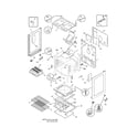 Frigidaire FGF380MXFBB body diagram